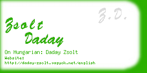 zsolt daday business card